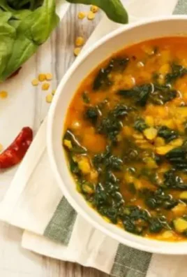 lentil spinach soup