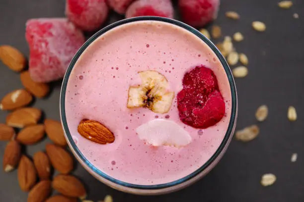 Almond Strawberry Delight smoothie