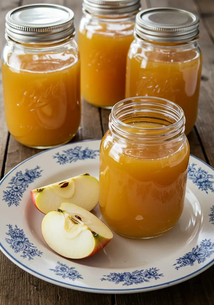 Apple juice canning
