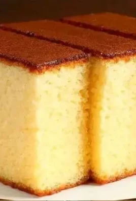 Castella cake recipe