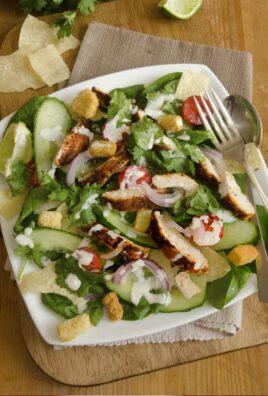 Cilantro Lime Grilled Chicken Salad