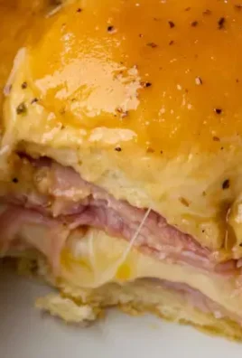 Crock Pot Ham and Cheese Sliders