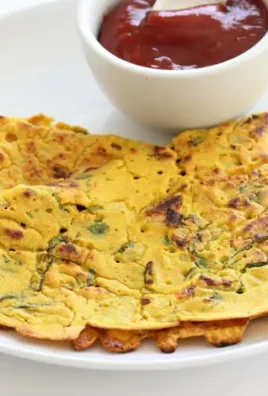 Mom’s Chickpea Flour Pancakes