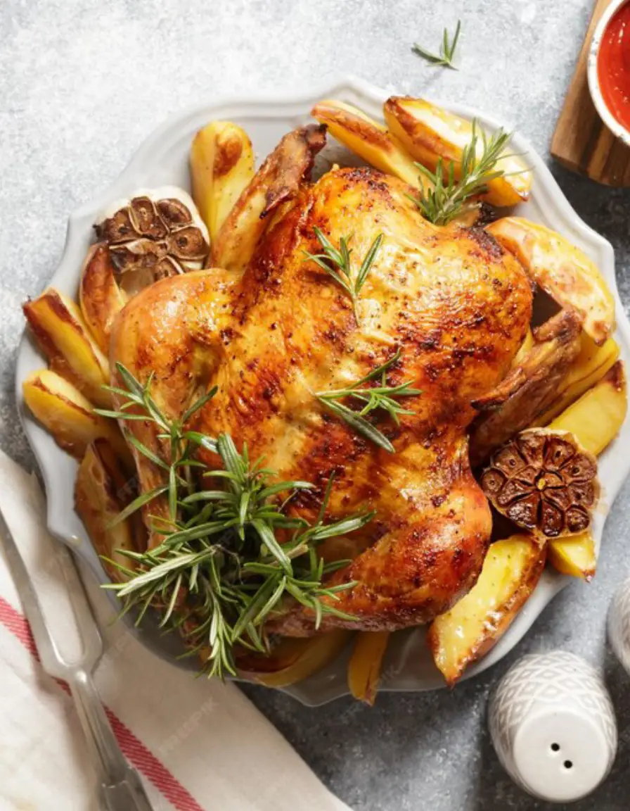 Sriracha and mayonnaise roast chicken Recipe