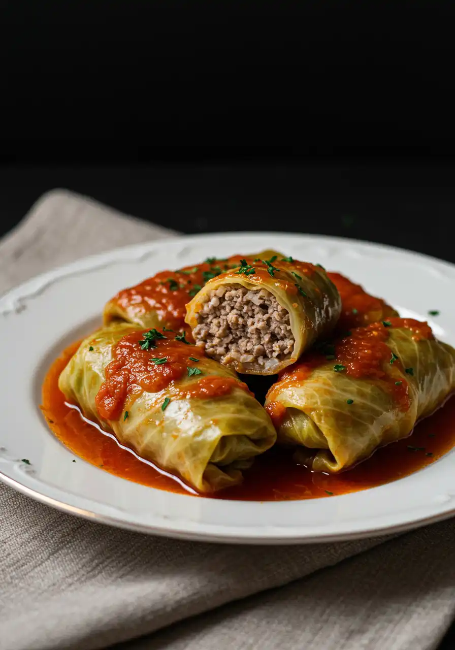 Stuffed cabbage rolls recipe