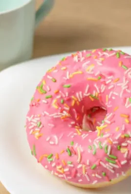 Delicious donut dessert