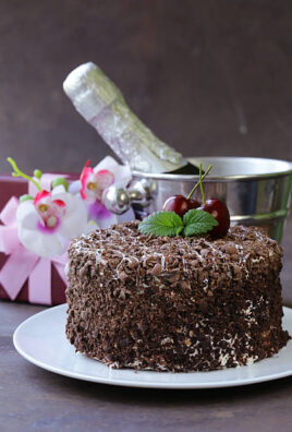 Chocolate Cake with Peppermint - Peppermint flavor for your chocolate cake? This might not sound right to some chocolate cake fans but you better