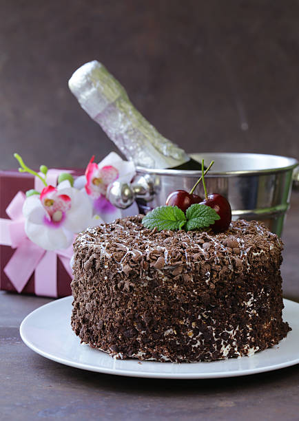 Chocolate Cake with Peppermint - Peppermint flavor for your chocolate cake? This might not sound right to some chocolate cake fans but you better