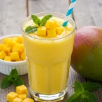 Mango-Carrot Green Tea Smoothies