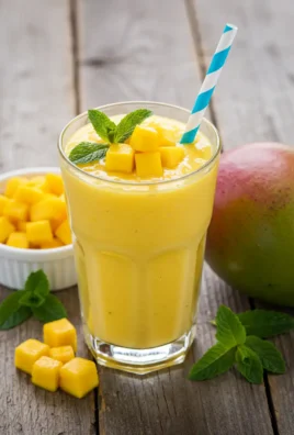 Mango-Carrot Green Tea Smoothies