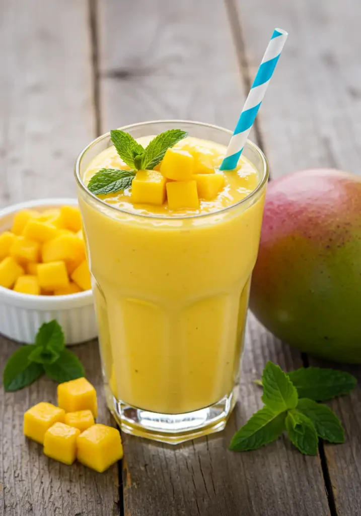 Mango-Carrot Green Tea Smoothies