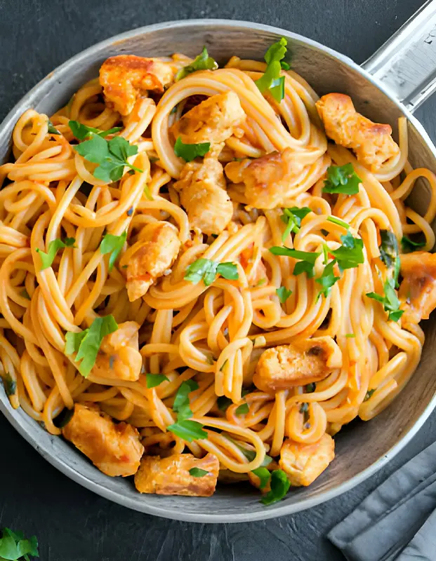 Can we eat pasta and chicken together