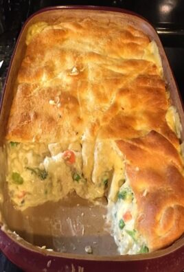 easy chicken, pot, pie, recipe, with, cream,of chicken, soup,