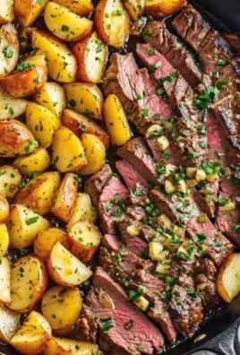 Garlic Butter Steak and Potatoes Skillet Recipe