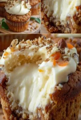 Carrot Cake Muffins with Cheesecake Filling