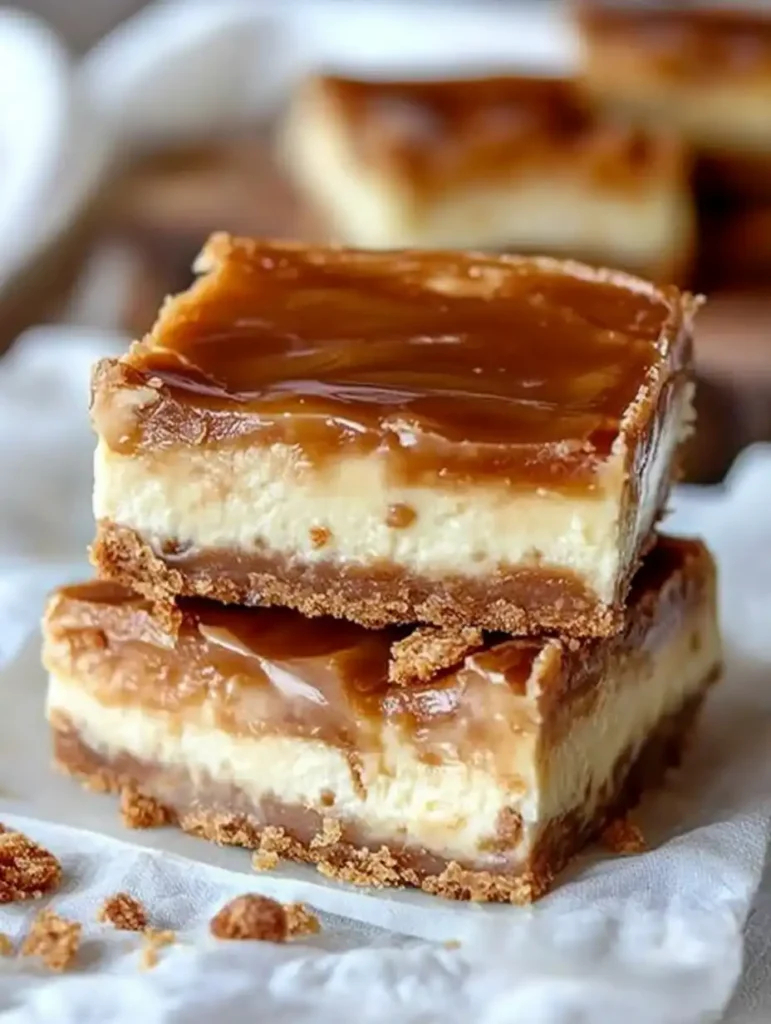 Dulce de Leche Cheesecake Bars recipe