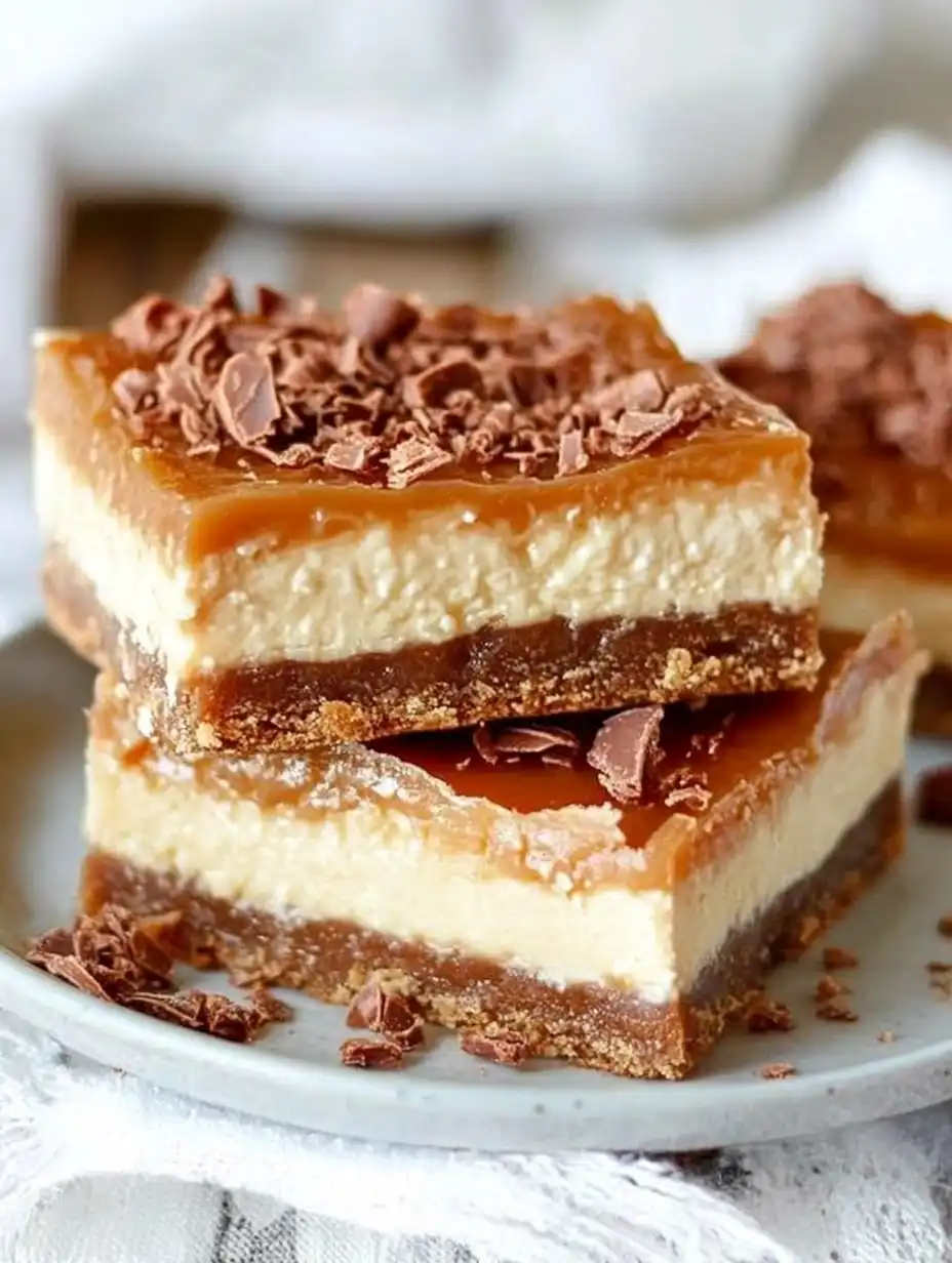 Dulce de Leche Cheesecake Bars