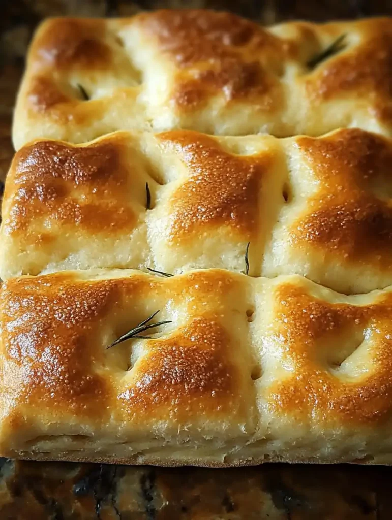 Receta de pan focaccia