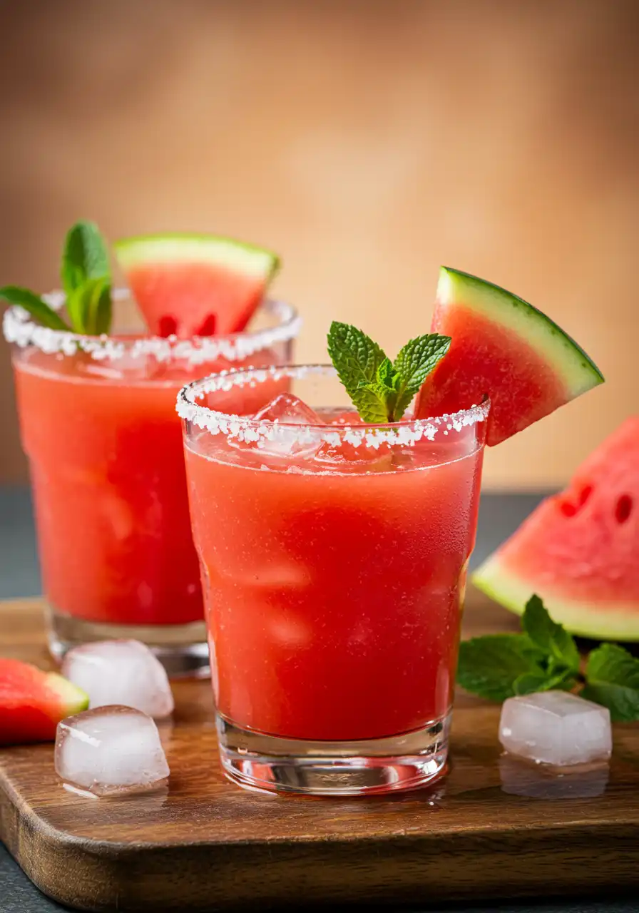 Tasty Watermelon Margaritas