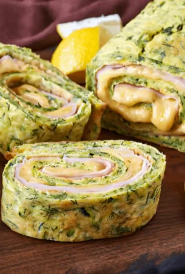 Zucchini Beef and Cheese Roll