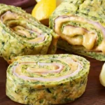 Zucchini Beef and Cheese Roll