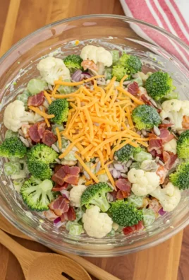 broccoli cauliflower salad recipe