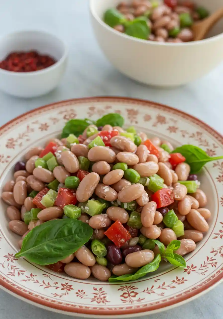dense bean salad recipe