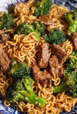 Beef and Broccoli Ramen Stir Fry