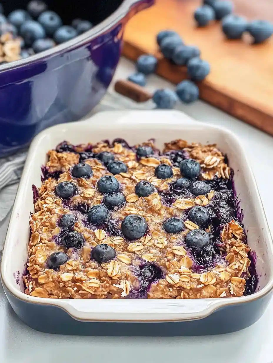Blueberry Baked Oatmeal