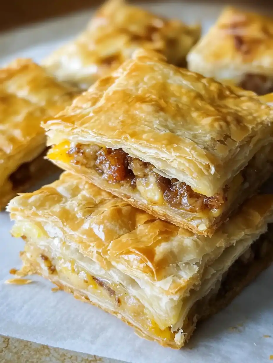 Breakfast Puff Pastry Bars Recipe