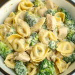 Cheesy Chicken Broccoli Tortellini recipe