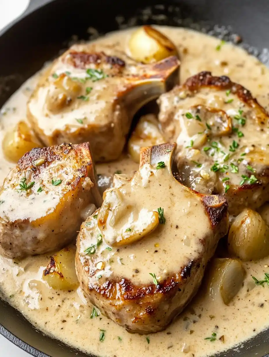 Creamy Garlic Beef Steaks