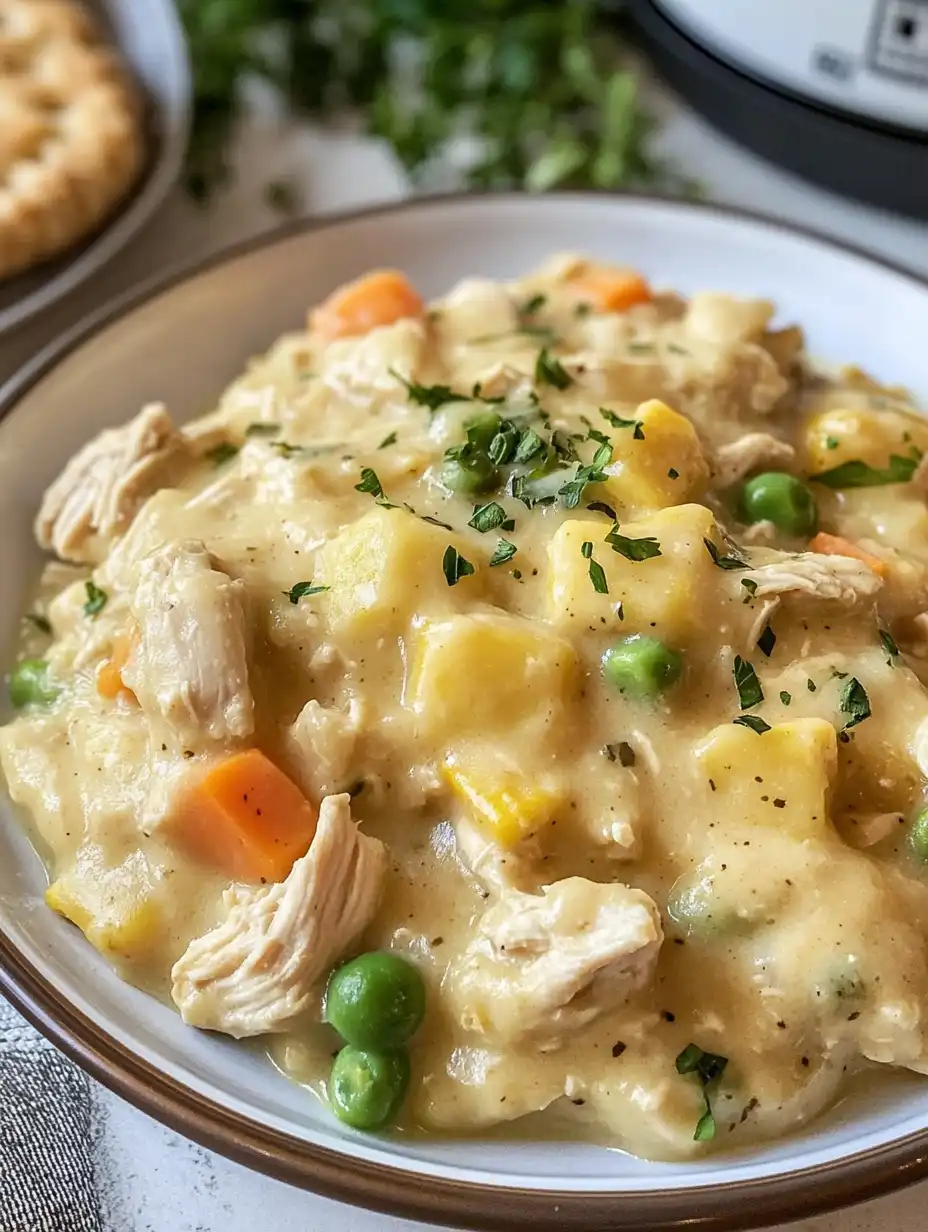 Crock Pot Chicken Pot Pie