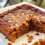 Easy Flourless Oatmeal Carrot Cake recipe