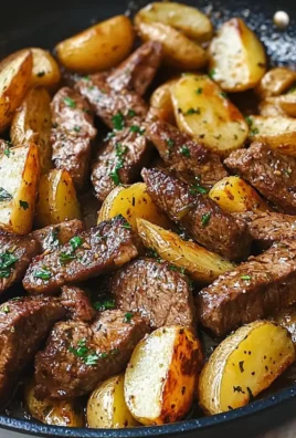 Garlic Butter Steak and Potatoes Skillet