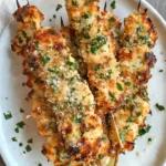 Garlic Parmesan Chicken Skewers recipe