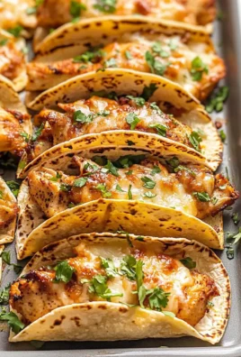 Mini Baked Chicken Tacos