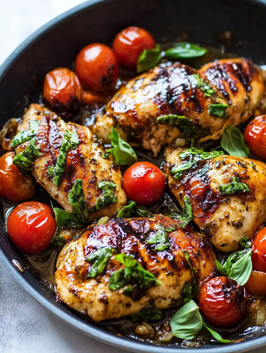 One Pan Balsamic Chicken