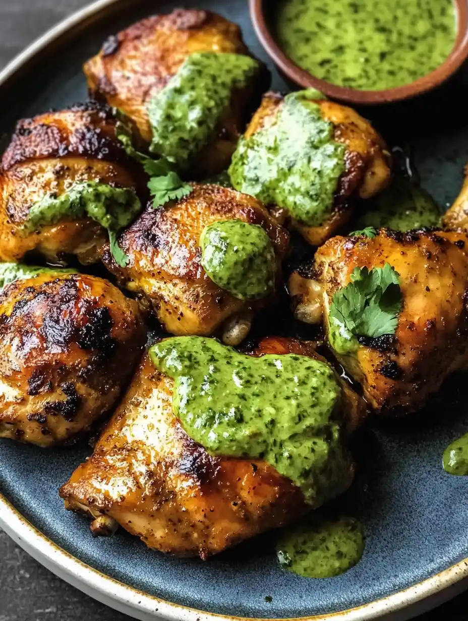 Peruvian Chicken with Green Sauce Recipe