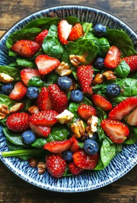 Strawberry Spinach Salad