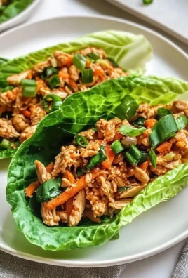 Thai Chicken Lettuce Wraps
