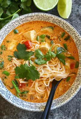 Thai Red Curry Noodle Soup