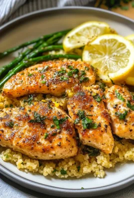 Garlic Butter Chicken with Parmesan Cauliflower Rice