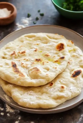 2 Ingredient Dough Naan Bread- No Yeast!
