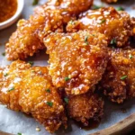 Baked Crunchy Hot Honey Chicken