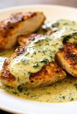 Chicken in Basil Cream Sauce