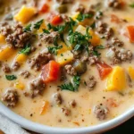 Easy Cheeseburger Soup