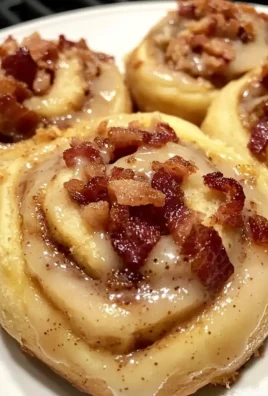 Easy Maple Bacon Cinnamon Rolls