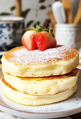 Fluffy Japanese Soufflé Pancakes