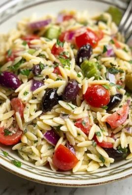 Greek Orzo Pasta Salad